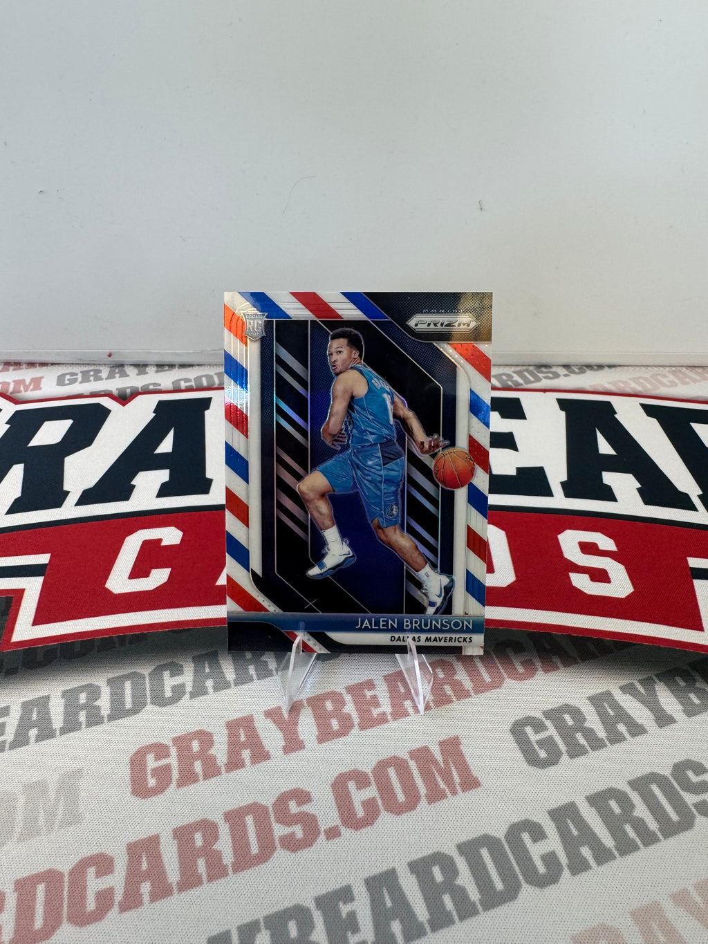 2018 Panini Prizm Jalen Brunson #250 Red White Blue