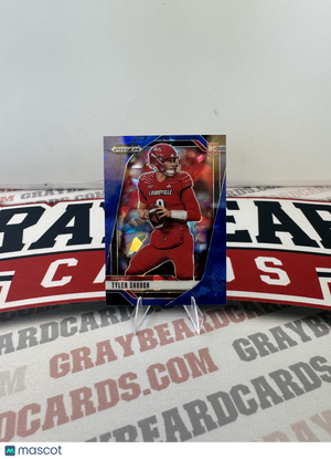 2025 Panini Prizm Draft Picks Tyler Shough #49 Blue Cracked Ice /149 RC