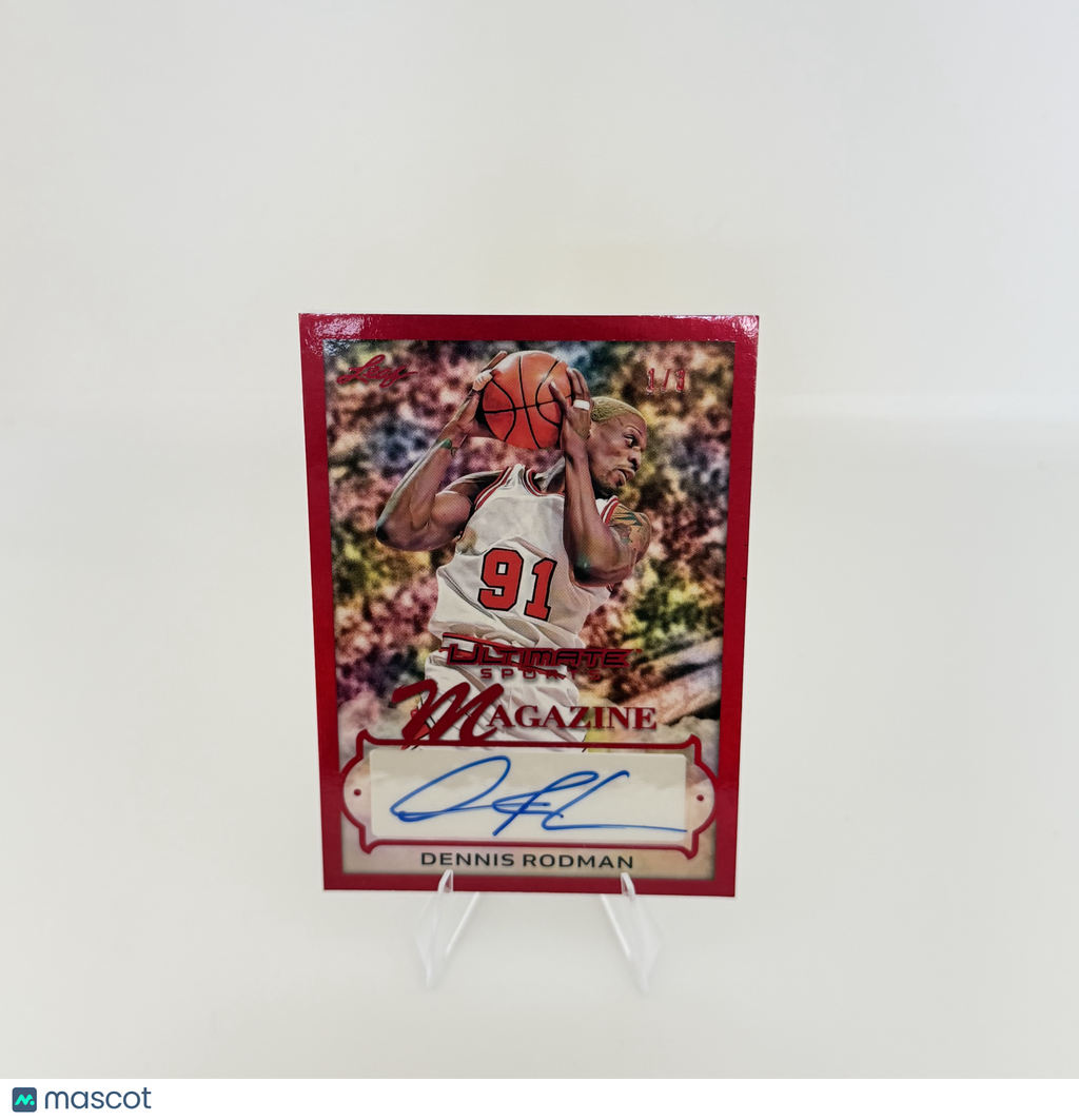 2024 Leaf Ultimate Sports Magazine Dennis Rodman #USM-DR1 Red /3