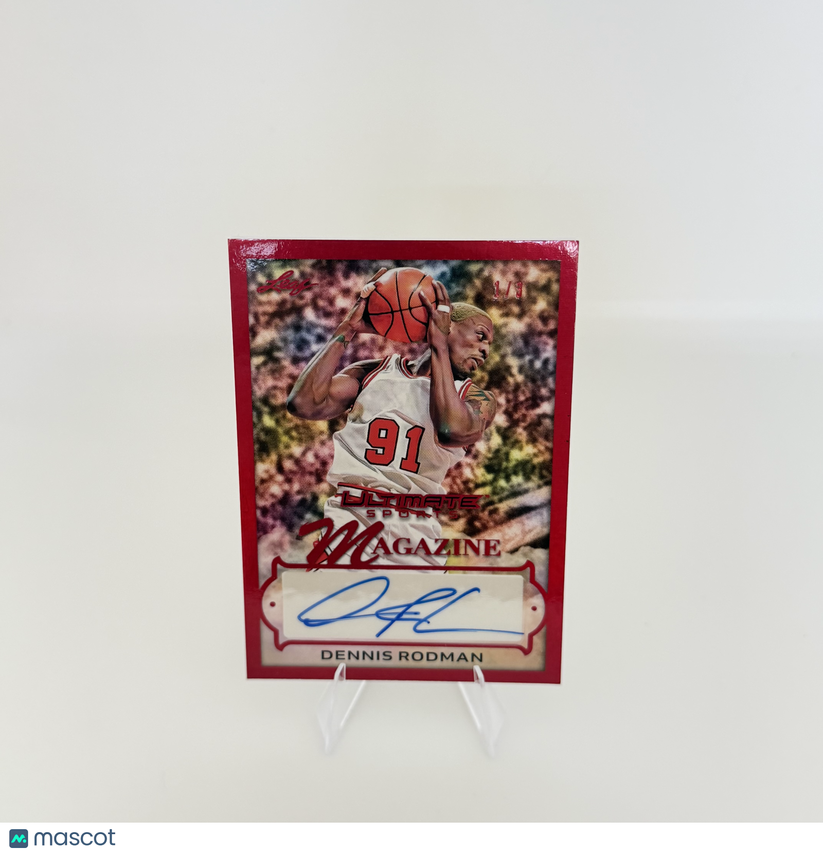 2024 Leaf Ultimate Sports Magazine Dennis Rodman #USM-DR1 Red /3