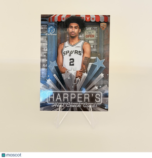 2025 Bowman Chrome University Harper's Heat Check Cards Dylan Harper #HS-4 RC