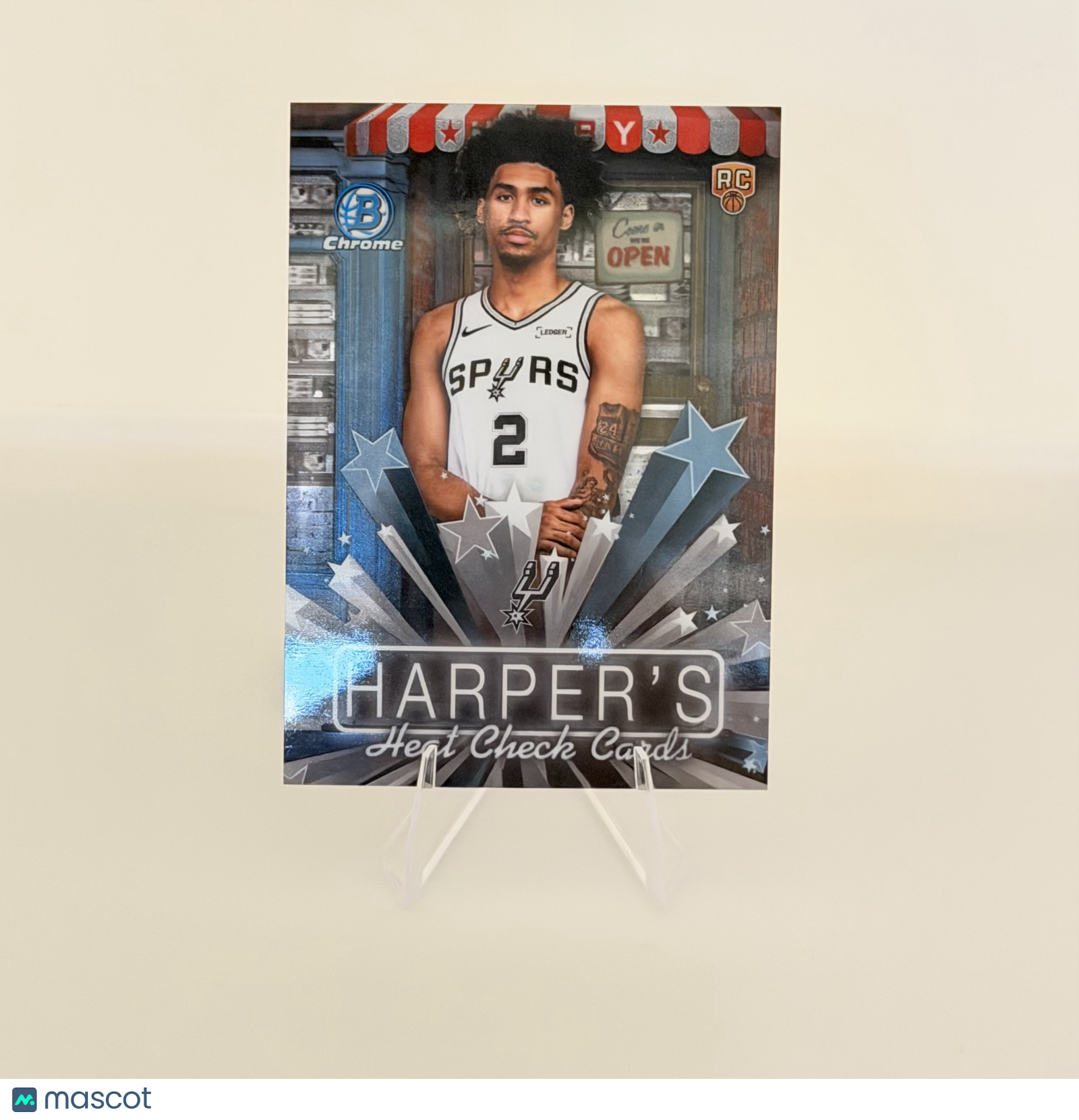 2025 Bowman Chrome University Harper's Heat Check Cards Dylan Harper #HS-4 RC