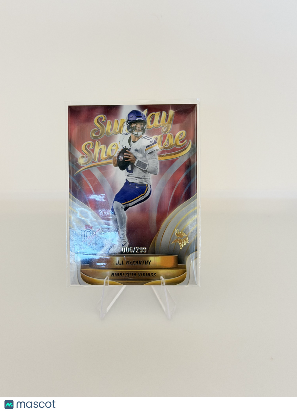 2025 Topps Composite Sunday Showcase J.J. McCarthy #SS-20 /299