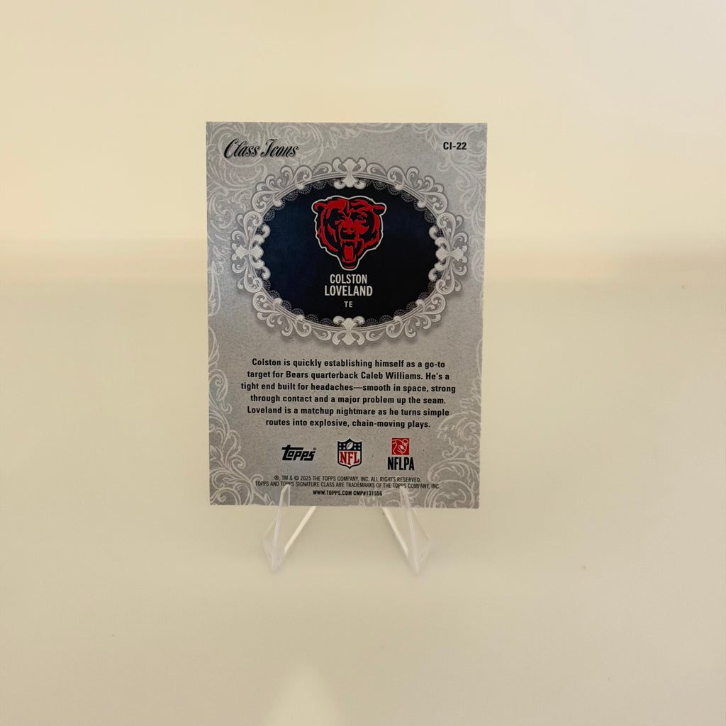 2025 Topps Composite Class Icons Colston Loveland #CI-22 RC