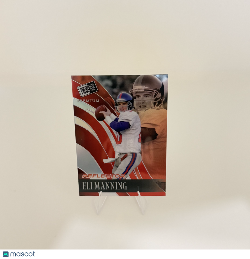 2025 Leaf Press Pass Premium Reflector Eli Manning #R-41 Red /10