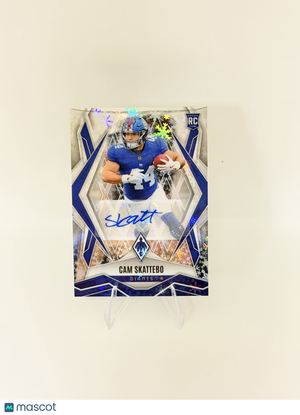 2024 Panini Phoenix Football Cam Skattebo #168 Snowflake RC