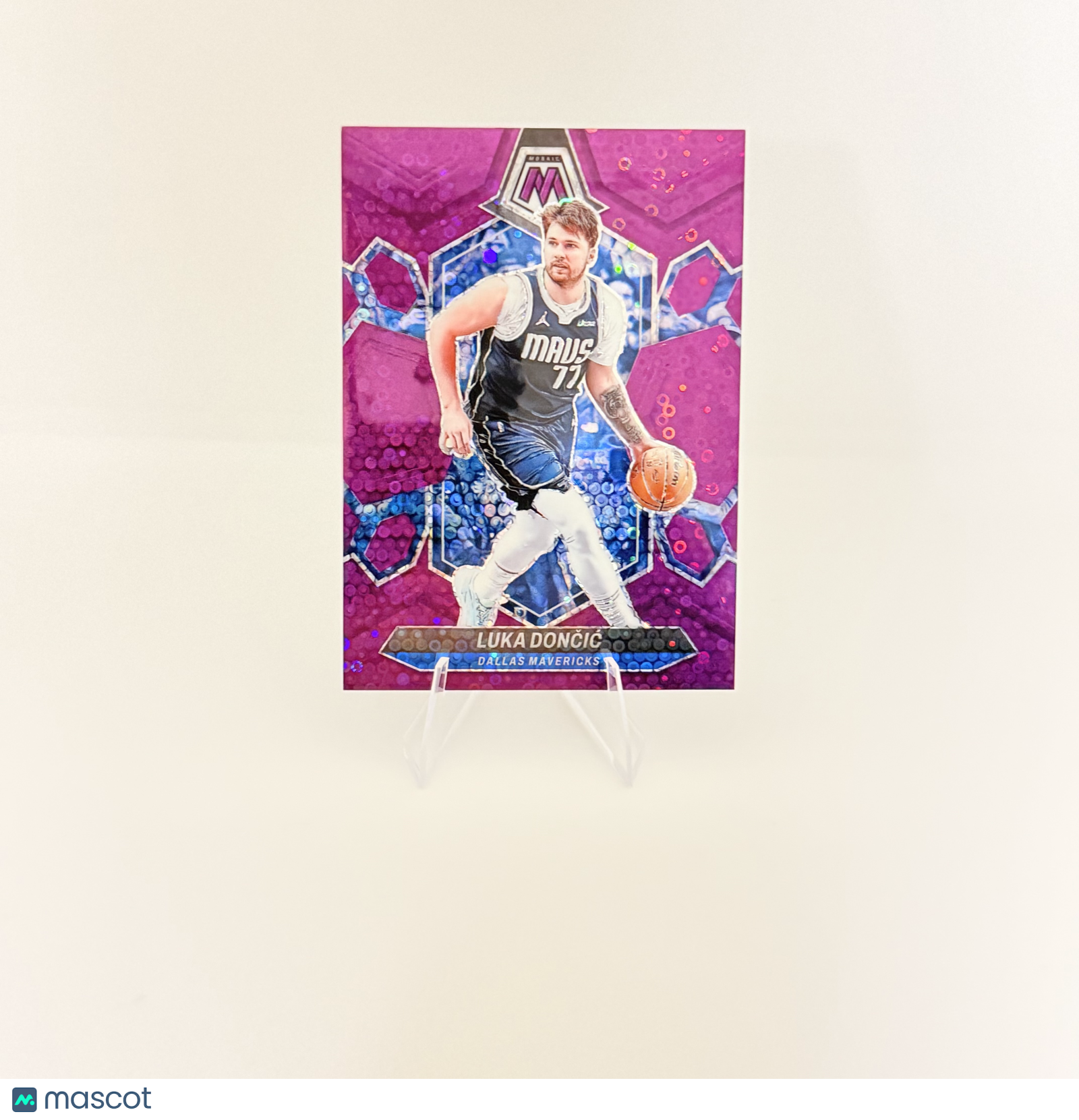2023 Panini Mosaic Luka Doncic #31 Fast Break Purple disco /50