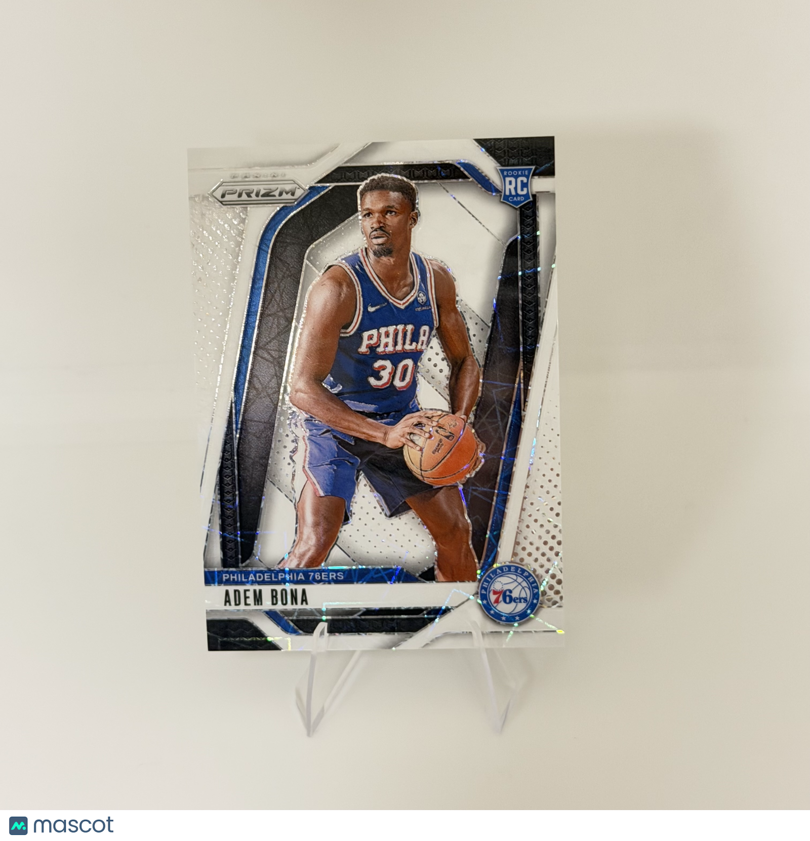 2023 Panini Prizm Adem Bona #267 White Sparkle /275 RC