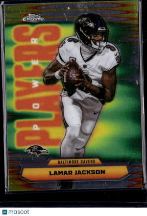 2025 Topps Chrome Power Players Lamar Jackson #PP-1