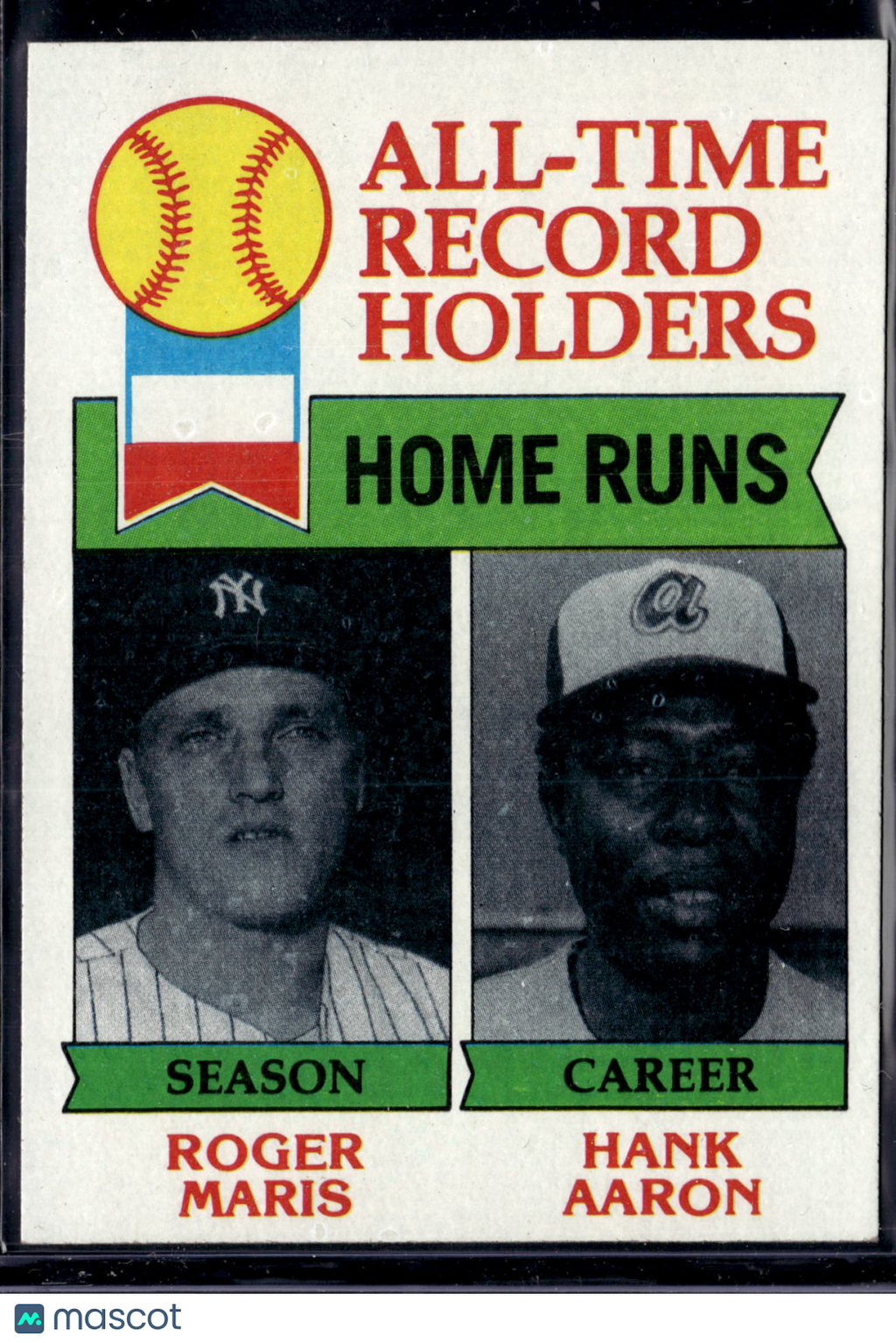 1979 Topps Roger Maris Hank Aaron #413