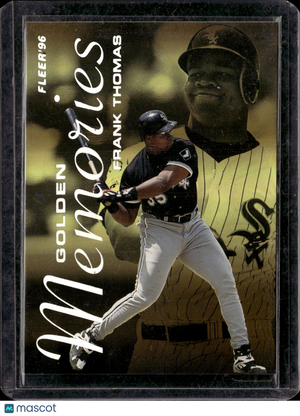 1996 Fleer Golden Memories Frank Thomas #9 of 10