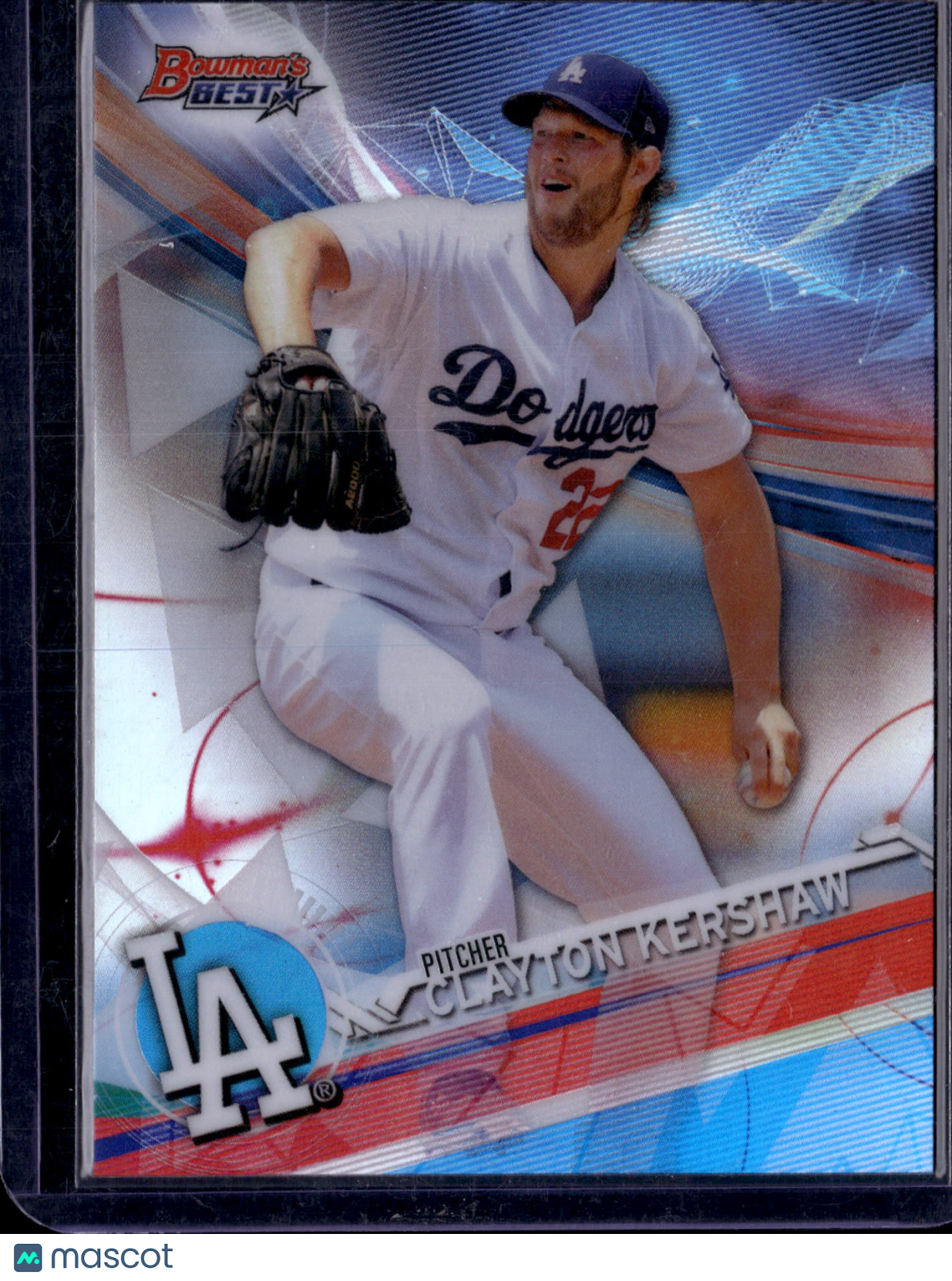 2017 Bowman's Best Clayton Kershaw #7 Refractor