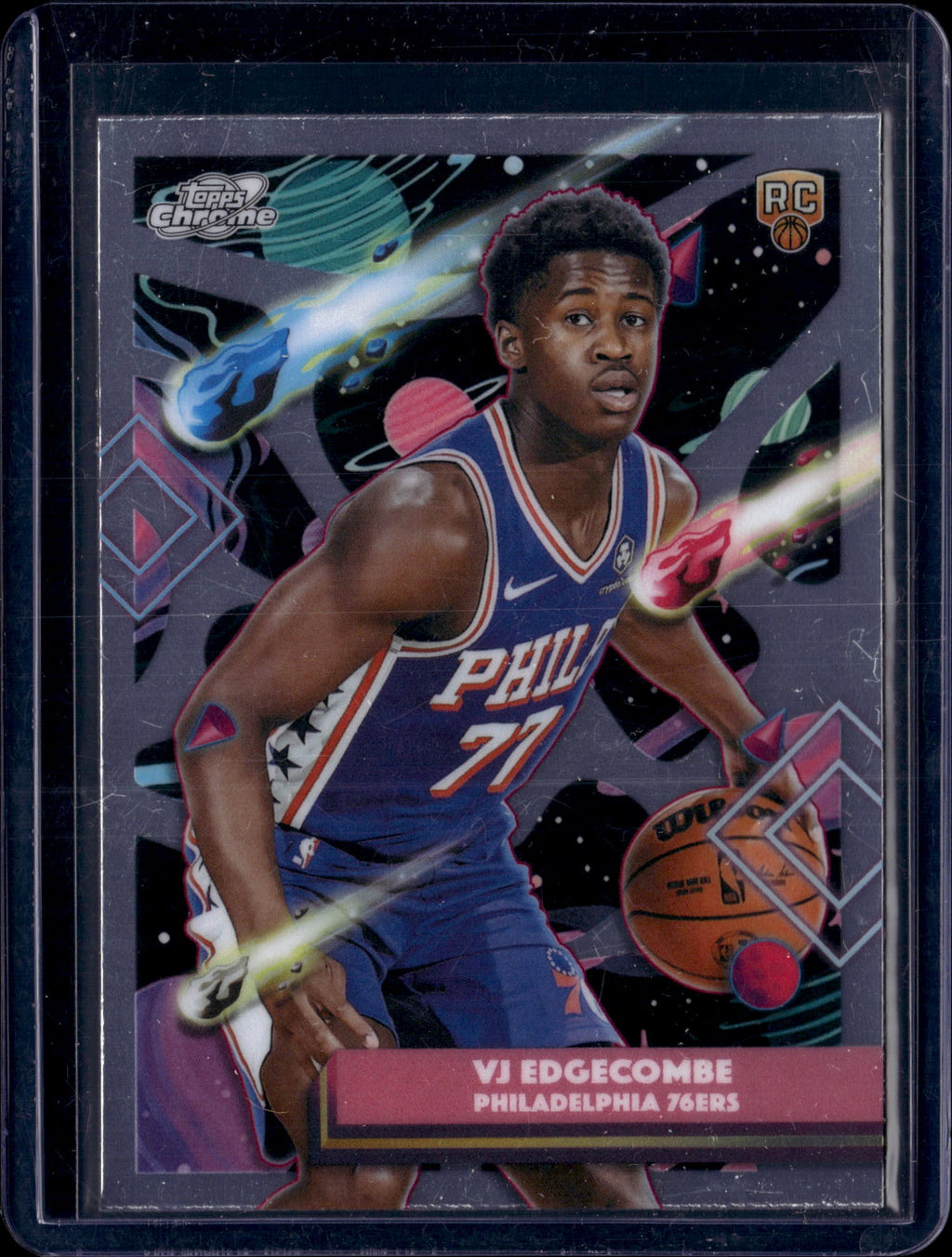 2026 Topps Chrome Cosmic VJ Edgecombe #35