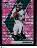 2020 Panini Mosaic Jalen Hurts #222 Pink Camo RC