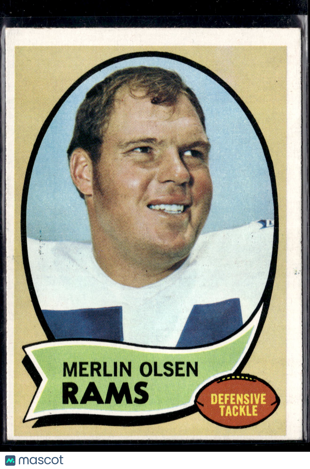 1971 Topps Merlin Olsen #237 Little House on the Prairie