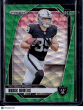 2024 Panini Prizm Brock Bowers #315 Green Parallel/Variety Rookie