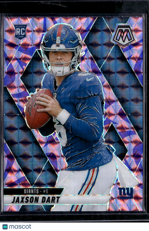 2025 Panini Mosaic Football Jaxson Dart #362 Reactive Purple RC