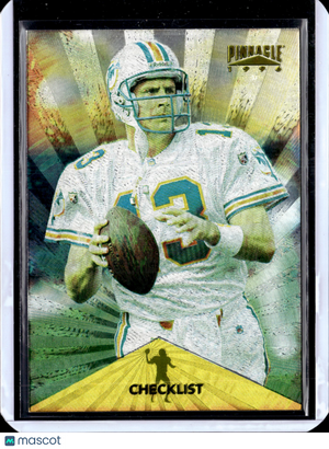 1996 Pinnacle Trophy Collection Dan Marino #195