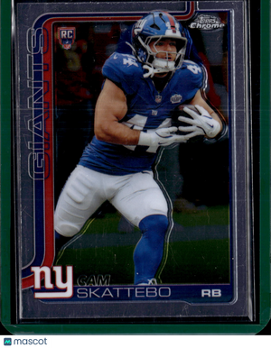 2025 Topps Chrome Cam Skattebo #331 RC