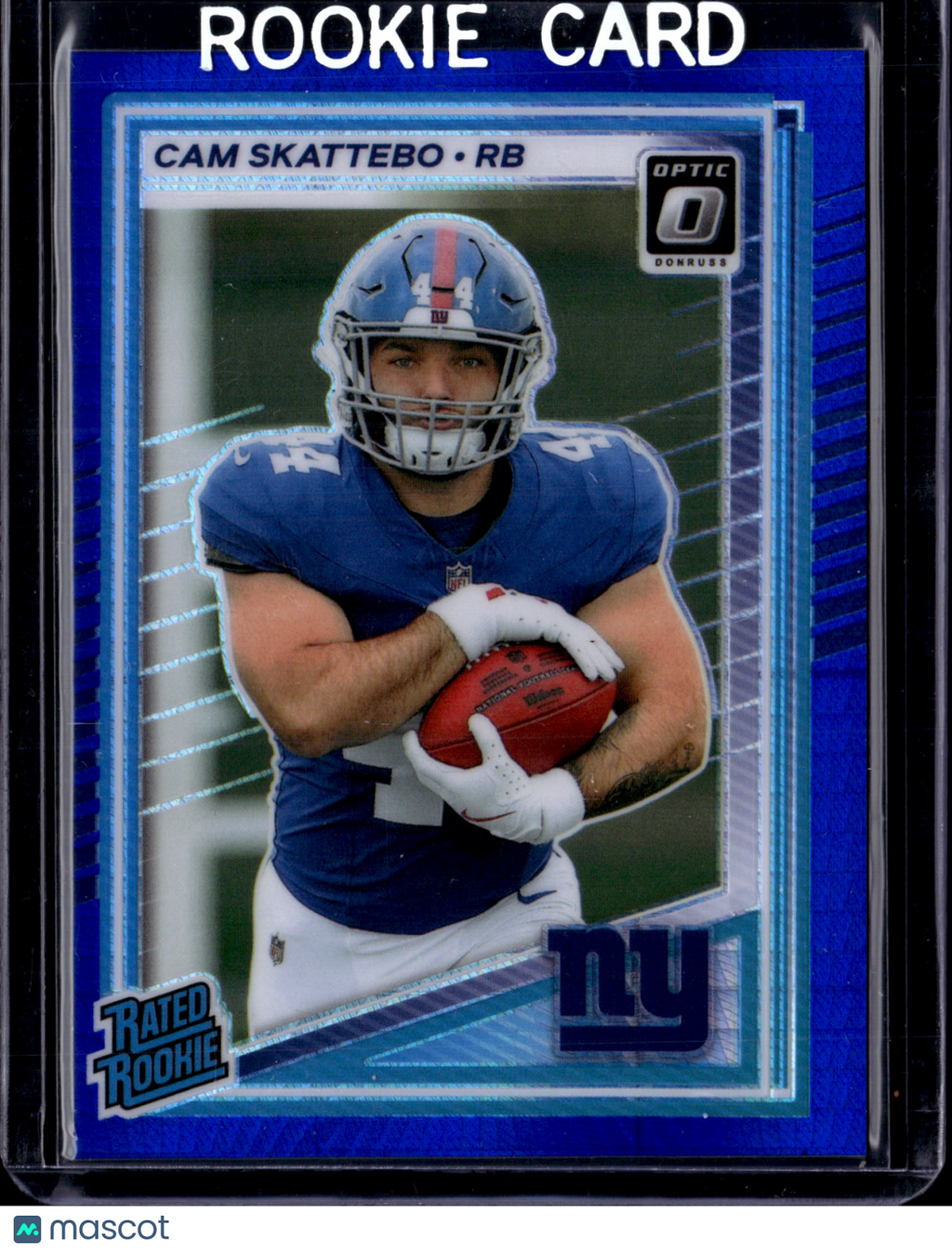 2025 Panini Donruss Optic Prizm Cam Skattebo #228 Blue