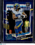 2023 Panini Donruss Optic Puka Nacua #238 Blue hyper prizm Rookie