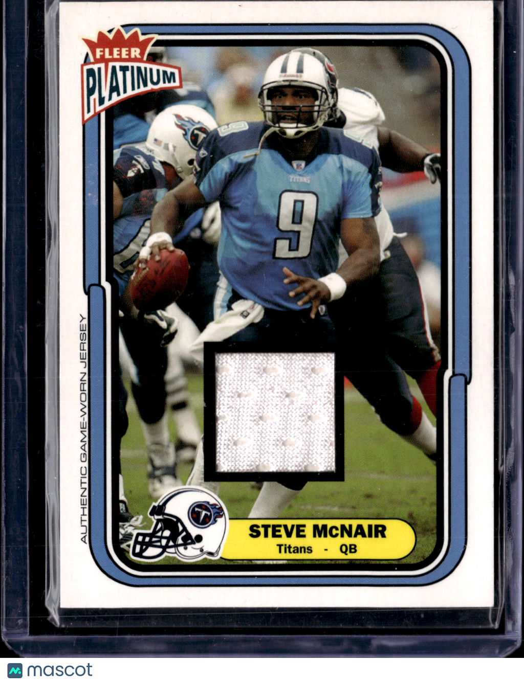 2004 Fleer Platinum Steve McNair #69 /765 Authentic Game-Worn Jersey