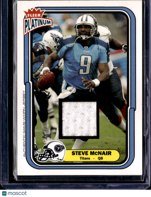 2004 Fleer Platinum Steve McNair #69 /765 Authentic Game-Worn Jersey