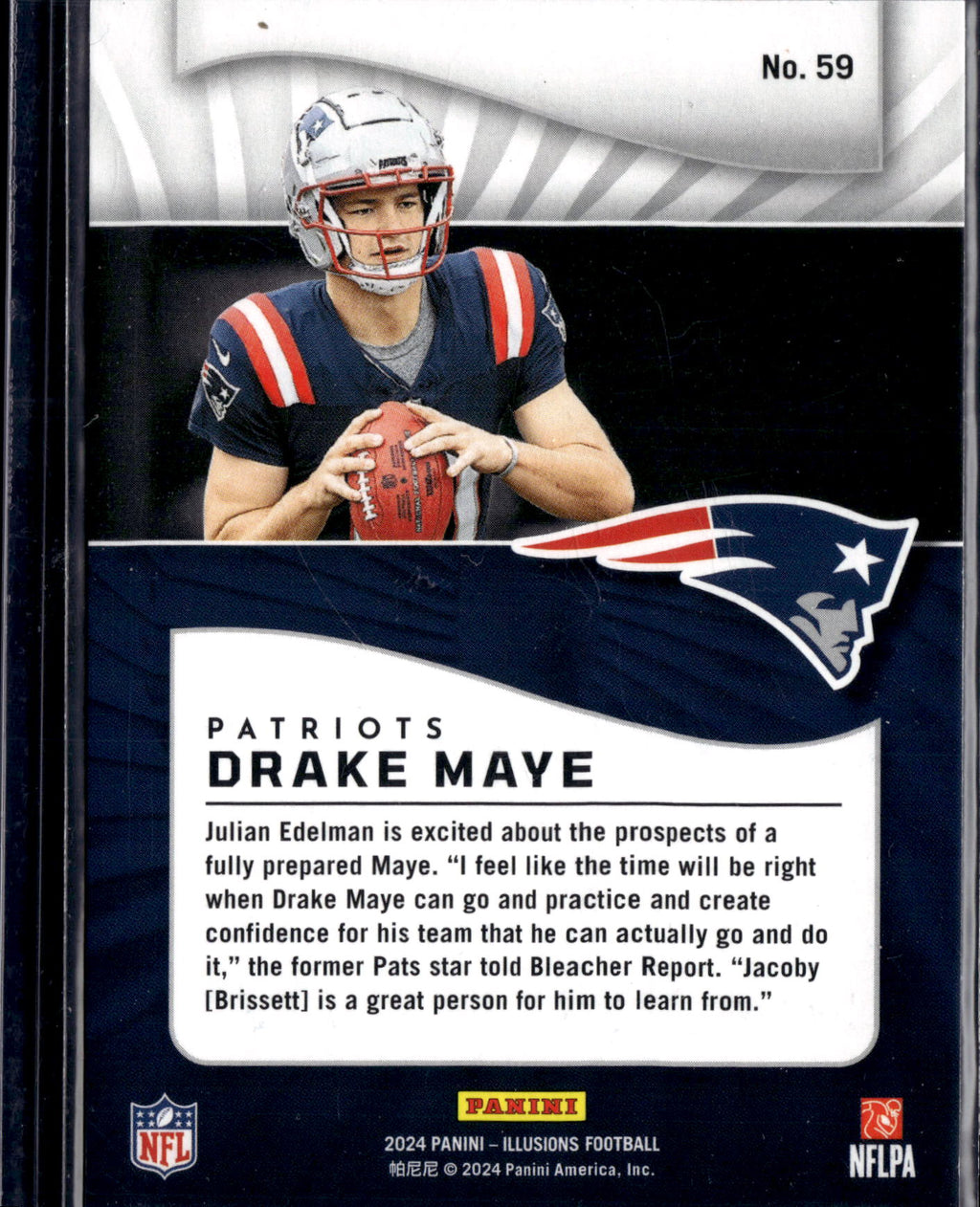 2024 Panini Illusions Drake Maye #59