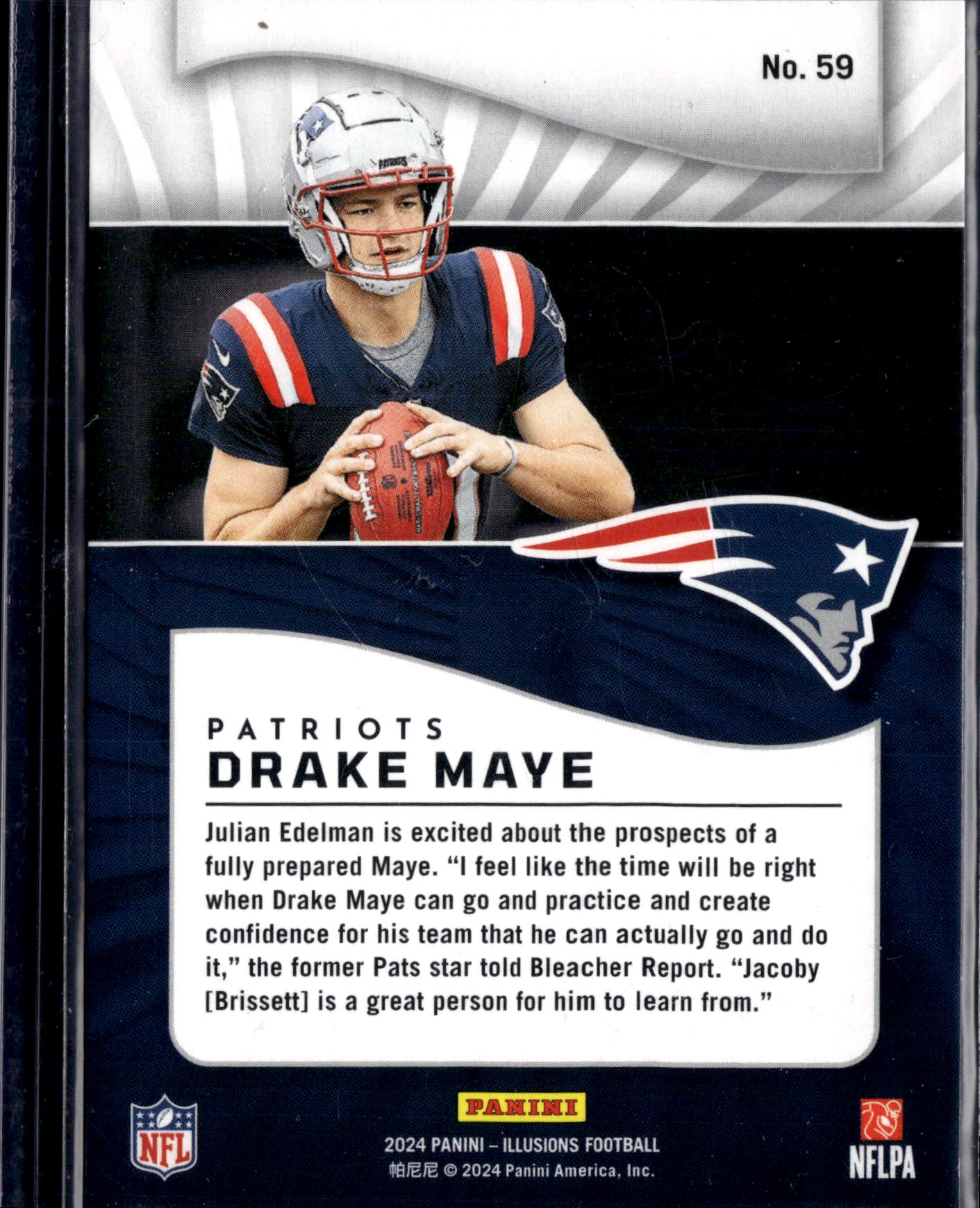 2024 Panini Illusions Drake Maye #59