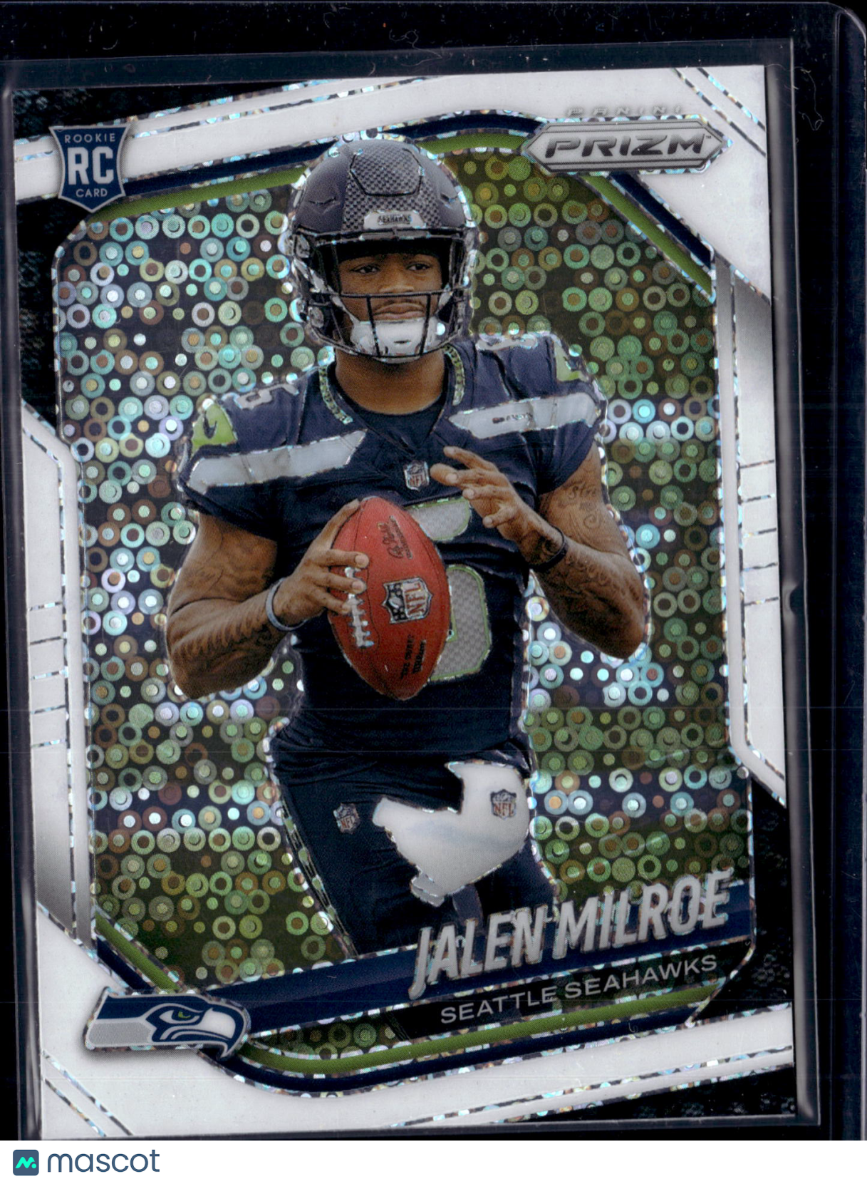 2025 Panini Prizm Jalen Milroe #317 White Sparkle