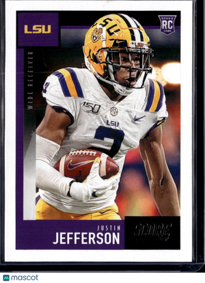 2020 Panini Score Justin Jefferson #430 RC