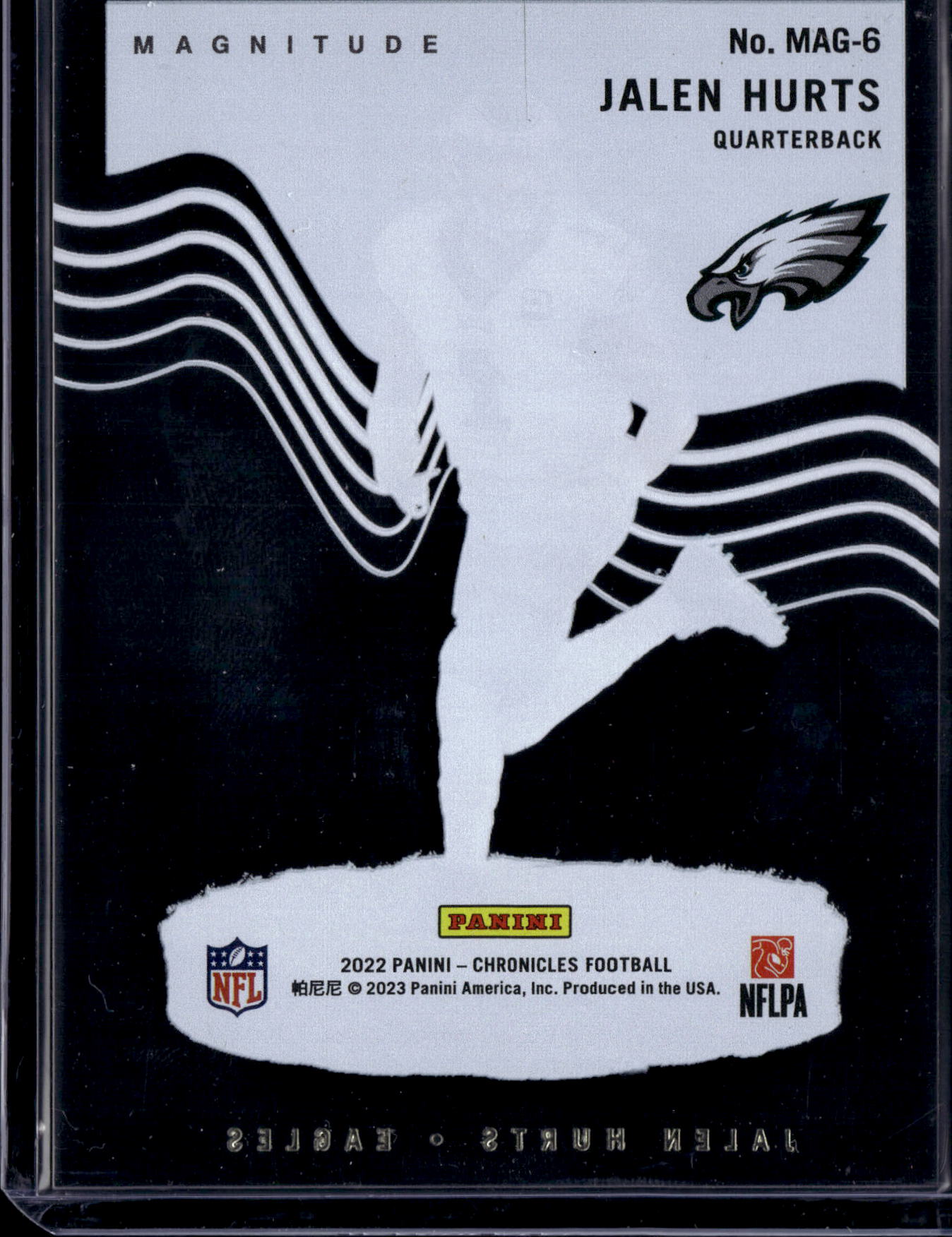 2023 Panini Chronicles Magnitude Jalen Hurts #MAG-6