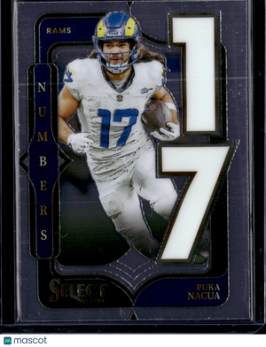 2025 Panini Select Numbers Puka Nacua #2