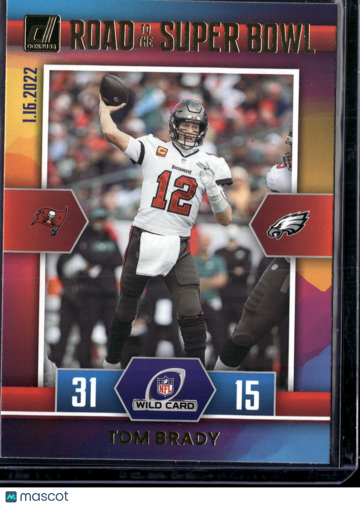 2022 Panini Donruss Road to the Super Bowl Tom Brady #WC-TB