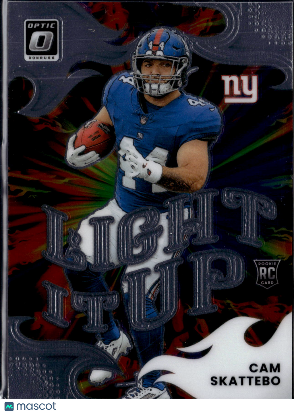 2025 Panini Donruss Optic Light It Up Cam Skattebo #5 RC