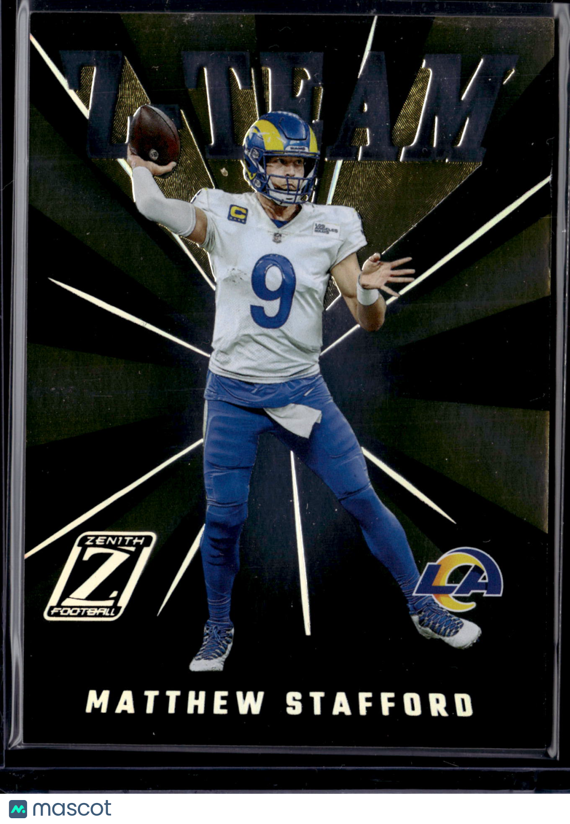 2022 Panini Zenith Z-Team Matthew Stafford #ZT-22