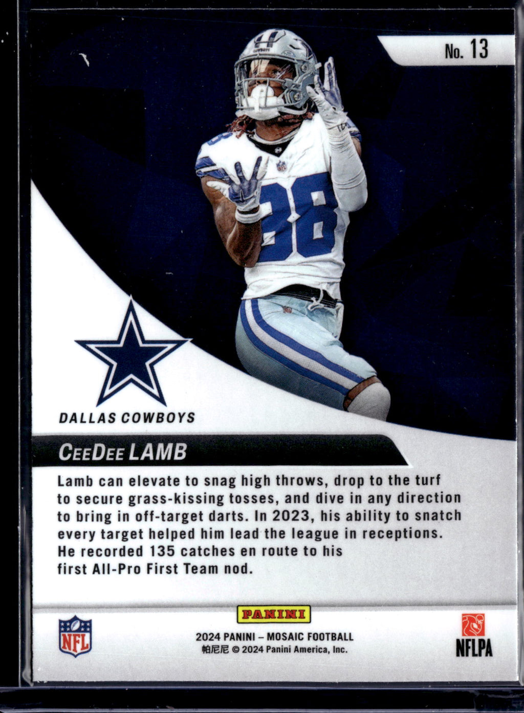 2024 Panini Mosaic Elevate CeeDee Lamb #13