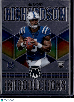 2023 Panini Mosaic Introductions Anthony Richardson #I-3 RC
