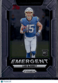 2024 Panini Prizm Emergent Ladd McConkey #13 RC