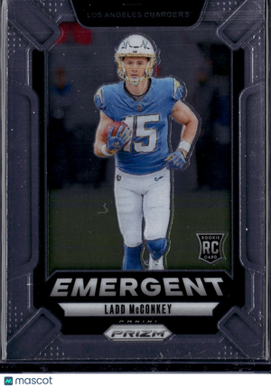 2024 Panini Prizm Emergent Ladd McConkey #13 RC