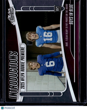 2025 Panini Absolute Football Introductions Isaac TeSlaa Jaxson Dart #I-JDT RC