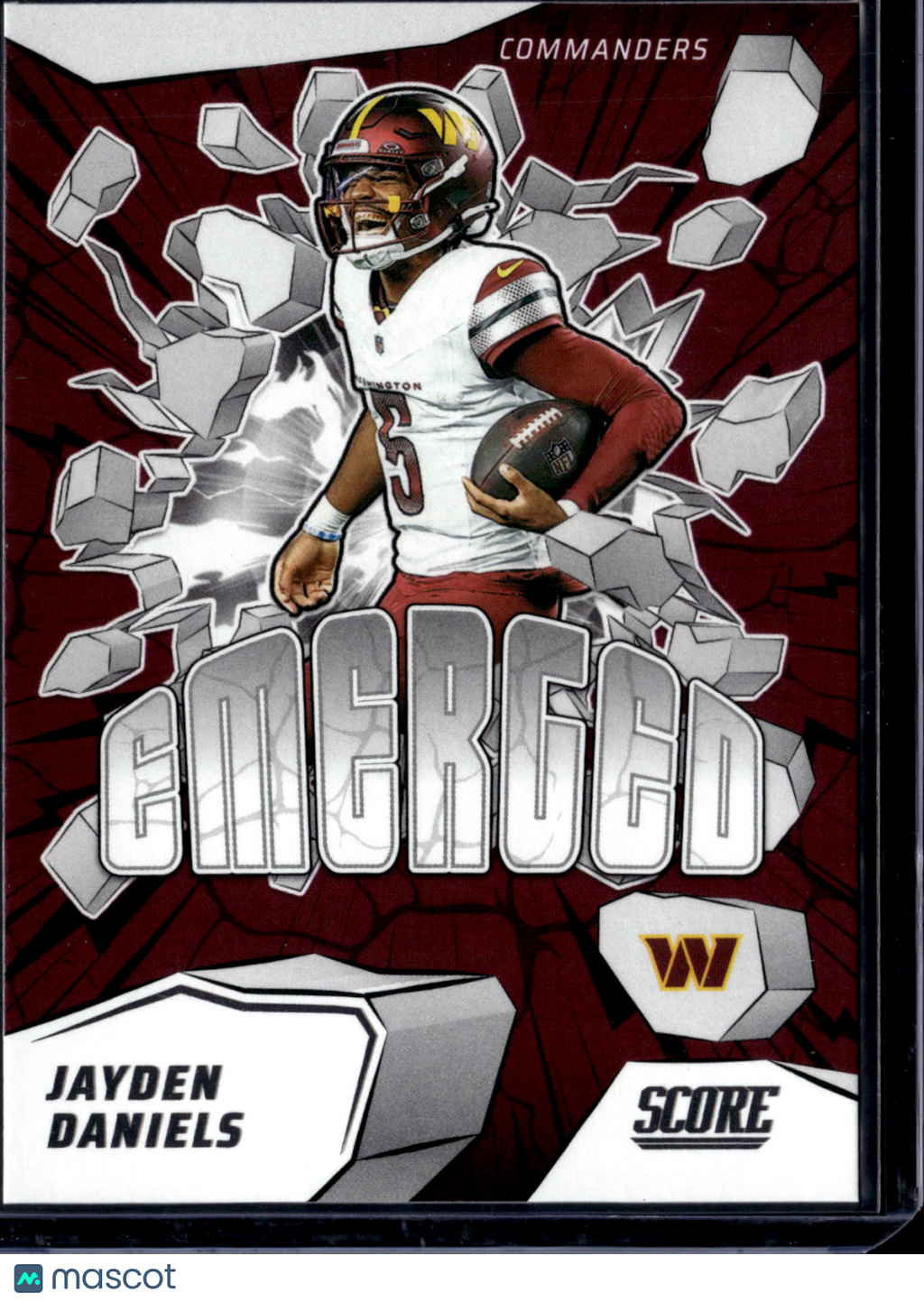 2025 Panini Score Football Emerged Jayden Daniels #3