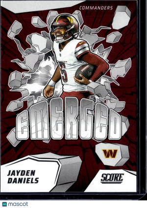 2025 Panini Score Football Emerged Jayden Daniels #3