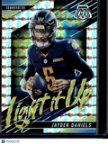 2025 Panini Mosaic Mosaic Light It Up Jayden Daniels #1