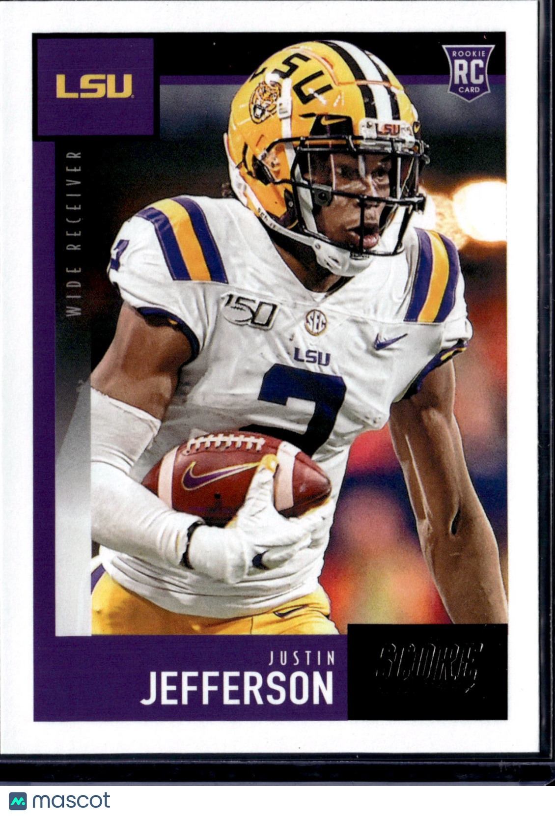 2020 Panini Score Football Justin Jefferson #430 RC