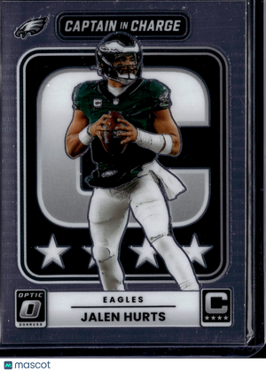 2025 Panini Donruss Optic Captain In Charge Jalen Hurts #5