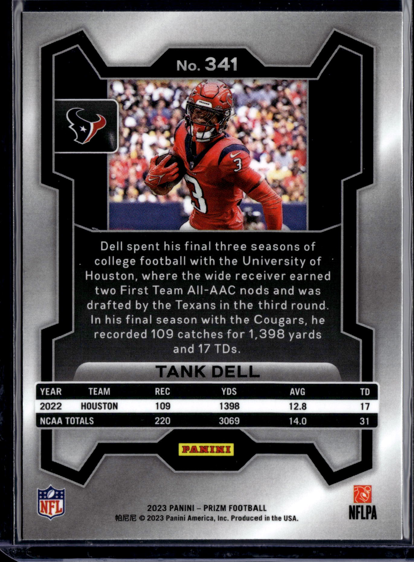 2023 Panini Prizm Tank Dell #341