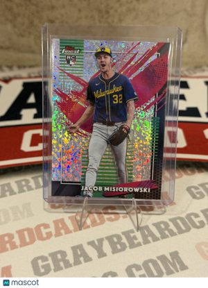 2025 Topps Finest Jacob Misiorowski #210 mini diamond refractor RC