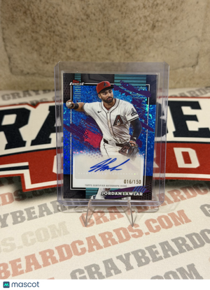 2026 Topps Finest Jordan Lawlar #FMA-JLAW Blue Mini-Diamond Refractor /150