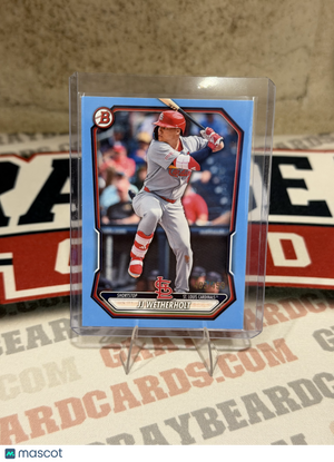 2024 Bowman Draft JJ Wetherholt #BD-115 Sky Blue Paper /499